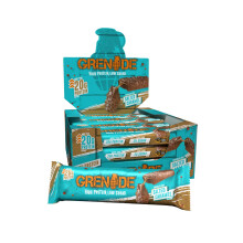 Grenade High Protein, Low Sugar Bar - Chocolate Chip Salted Caramel, 12 x 60 g