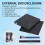 12.7mm External DVD Enclosure USB 2.0 External DVD/CD-ROM Case for Laptop Desktop PC Optical Disk Drive  to 4