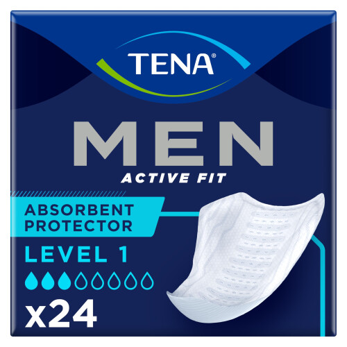 Tena TENA Men Active Fit Absorbent Protector, Level 1 (24 Count)