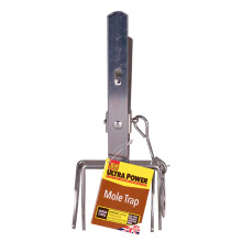 The Big Cheese Mole Tunnel Trap - Traditional Two-Way Trap Design Manufactured from Durable Galvanised Metal and Wire, Controls Moles in Lawns and Ga