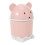 Cute Desktop Trash Desktop With Lid Small Paper Basket  Flip Plastic Trash Can 9