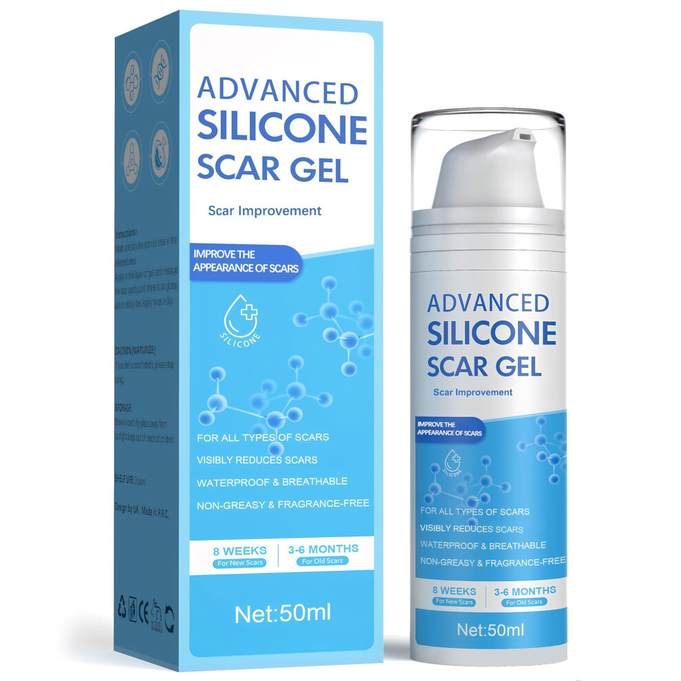 Yemajie Silicone Scar Gel, Effective Scar Cream Reduces The