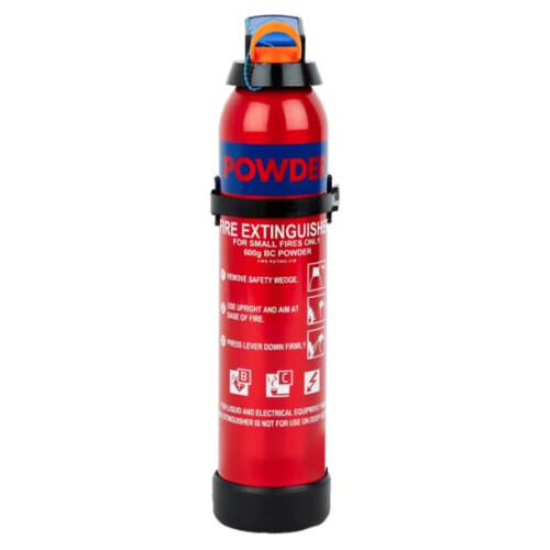 Small 600g BC Dry Powder Aerosol Fire Extinguisher - Multi Purpose