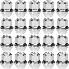 GAsupply 20pcs M12x1.5 One-Piece Tapered Seat Alloy Wheel Nuts with 19 Hex, Compatible with Most Ford Focus Fiesta Fusion Escort Mondeo Kuga C-max, C