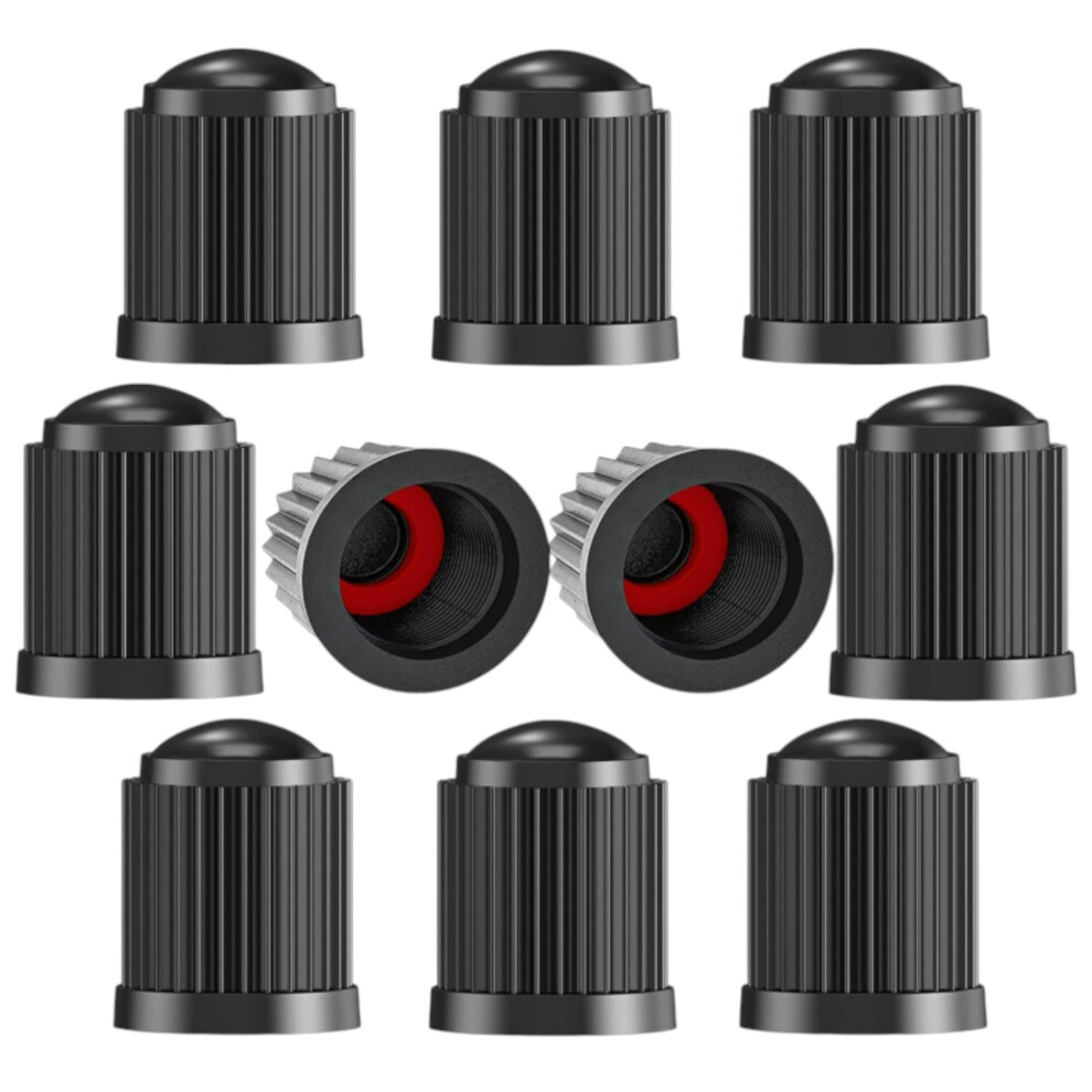 10Pcs Dust Caps For Car Tyres Â Tyre Valve Caps With O-Ring Seal, Universal Airtight Tire Valve Stem Cap For Cars, Suv, Motorcycle, Bike & Truck, Sc 1209978767123