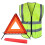 2 in 1 Warning Triangles for Cars Emergency Breakdown Kit with 1
