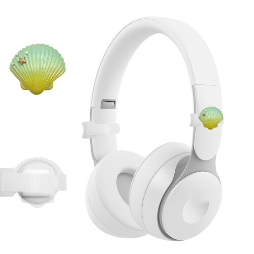 Clip de casque en résine élégant, 2 pièces, décorations-Vert 1