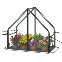 Mini Green House 92 x 50 x 85 cm Outdoor Green House With Waterproof Bottom Mat