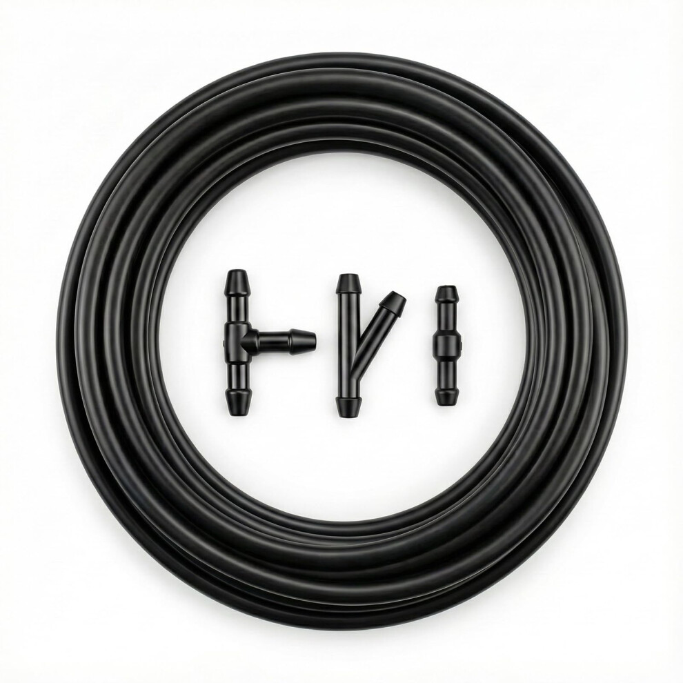 3 Meter Windshield Washer Hose And Nozzle Set, Car Windscreen Washer Pipe Repair 5005111629329