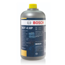 Bosch Brake Fluid DOT 4 HP, 1 L - For All Modern Vehicles Equipped with ABS and