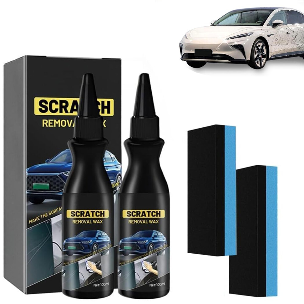 2Pcs Car Scratch Remover Kit, Car Paint Scratch Repair, Deep Car Scratch Repair Kit, Car Scratch Repair Paste, Scratch Removal Kit For Car Various, R 8266225375572