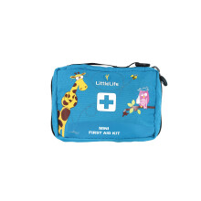 LittleLife Mini First Aid Kit with CE Certified Contents, Ideal for Home and Family Holidays to Treat Common Injuries