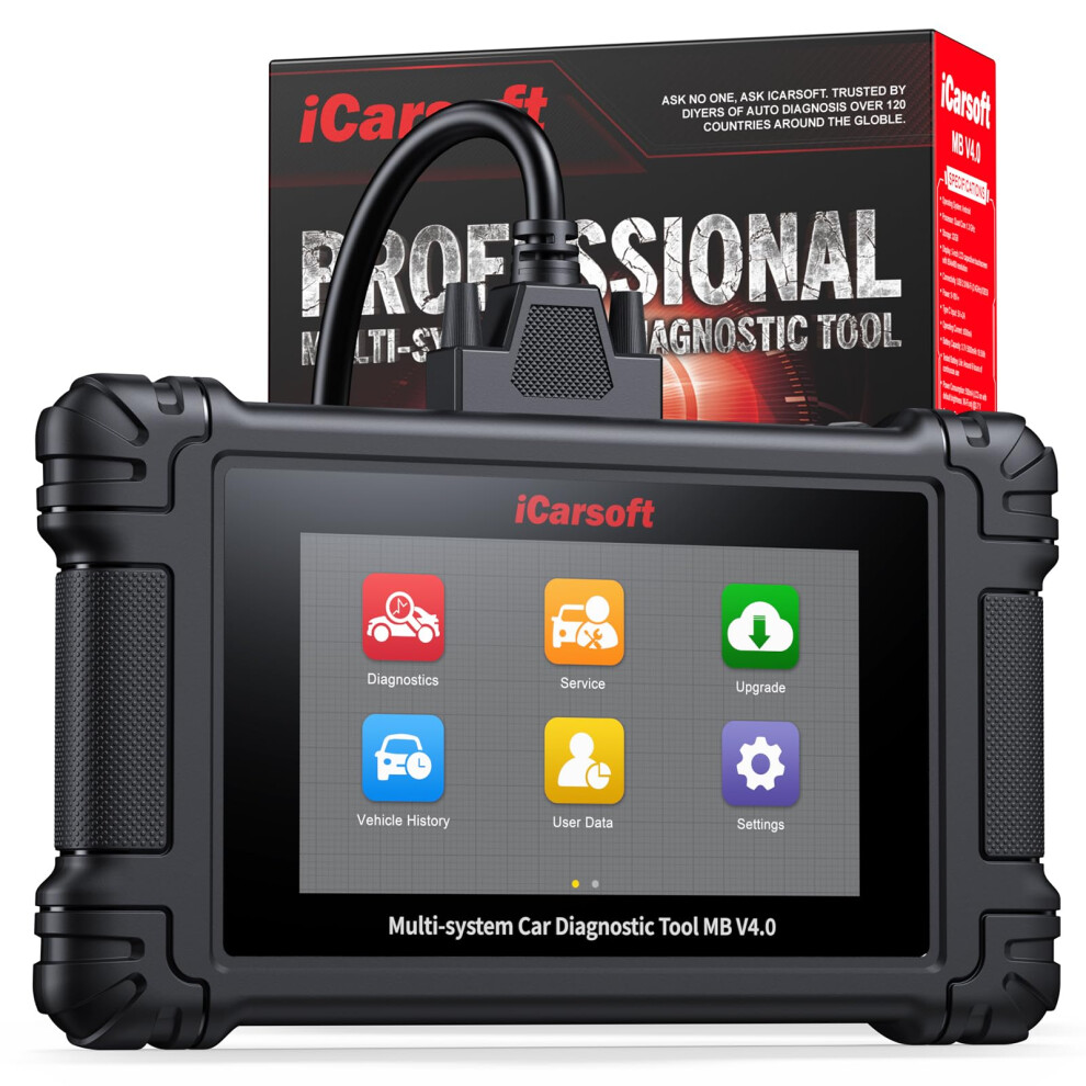 Icarsoft Mb V4.0 Bidirectional Diagnostic Tool For Benz/Sprinter/Smart + 2 Optional Brand Packs, Full System Obd2 Scanner With 41 Services For Merce. 5002553190578