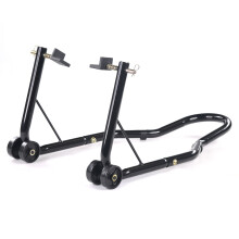 BikeTek Motorcycle Rear Track Paddock Stand Black