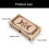Wood Rectangle Organizers Box Playings Card Storage Case-D 4