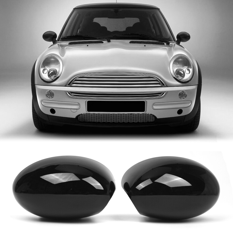 Mini Cooper Left Mirror Cover Plastic R Black 7293282672666