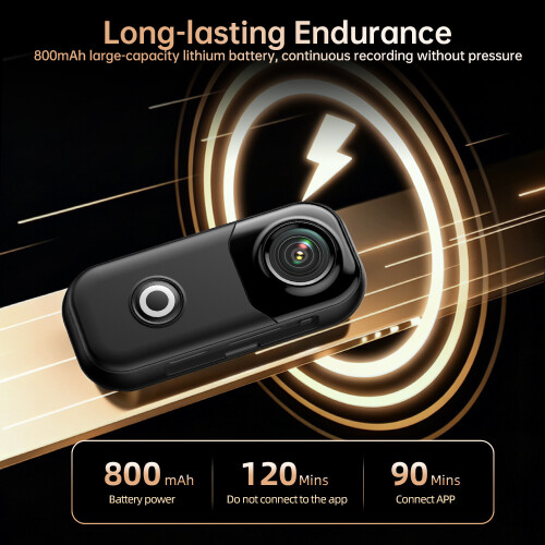 MZO1 4K Action Camera: Wide Angle, Waterproof, Image Stabilization, 800mAh/2H, 32GB Card 2