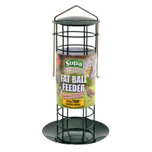 Supa Fat Ball Feeder & Tray Is Designed To Hold Both Netted And Un-netted Fat Balls. The Tray Acts Both As A Feeding Station And Also Stops Food From