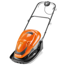 Flymo EasiGlide 360V Hover Collect Lawn Mower - 1800 W Motor, 36 cm Cutting Width, 26 Litre Grass Box, Folds Flat, 10 m Cable Length, Orange and Grey