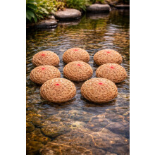 Barley Straw Balls for Ponds, Natural Algae Control, Chemical-Free, Safe for Fish and Wildlife (4)