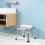 1Siège Douche Waterproof Banc Pour Seniors Adultes 9