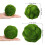 4Pièces Boules De Mousse Artificielle Vert Pour Maison Jardin 2
