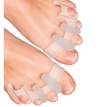 Varpaiden erottimet - Silikoni - 3 paria - Hallux Valgus -korjain - Rentoutuminen