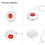 Tuya Smart WiFi Security SOS Button, APP Emergency Scene Linkage Smart Switch, Built-in Rechargeable Battery, Panic Alarm Button 3