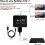 Διαχωριστής HDMI 1 σε 2 Έξοδος, Διαχωριστής HDMI 4K HDMI 3D Διαχωριστής για Διπλές Οθόν 3