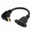 Συμβατό με HDMI 2.0v 4K*2K Γωνία 90 μοιρών Αρσενικό σε Θηλυκό Καλώδιο Προέκτασης Βά 2