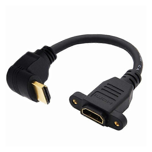 Συμβατό με HDMI 2.0v 4K*2K Γωνία 90 μοιρών Αρσενικό σε Θηλυκό Καλώδιο Προέκτασης Βά 1