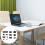 3Ensemble Cache Ports Silicone Noir Pour Laptop Protection Durable 3