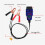 2X Car ECU Connector Battery ECU Memory Saver Tool Emergency Electrical Plug OBD2 Memory Saver Show Voltage Current 1