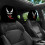 Pair Stylish Car Headrest Covers Permanent Headrest Cover-5 10