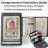 2X Upgraded Embroidery Stitch Book Kit,106 Patterns with Tools & Tutorials, 86 PCS Beginner Embroidery Kit,for DIY 9