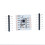 12 Pezzi LSM6DSV + Modulo QMC6309 per Tracker SlimeVR e per Tracker Slime Smol, Modulo Sostitutivo ICM-45686 + Modulo QMC6309 6