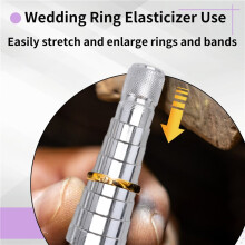 Bår Förstorar Dorn Vigselring Storlek Smycken 17-24mm Ringstorlek Justering Reparation Storlek Verktyg