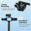 Multifunctional Camera Handle With Cold Shoe And Screw Mounts 6