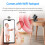 Security Cam: Manual Night Vision, 6 IR LEDs/3M Range, Motion Detect Alert, 120 Angle, 64GB, App 2