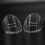 1 Pair Glasses Side TPU Clear Glasses Protective Covers Flap Side Protector for 17mm Glasses Frame 2
