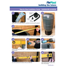 FloPlast RVS1B Rainwater Diverter Black
