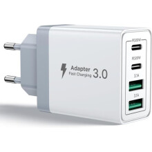 Φορτιστής USB-C - ANTCOOL - Aioneus - 40W - 4 θύρες - PD+QC 3.1A Γρήγορη φόρτιση