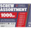 Forgefix ForgeFix Multi-Purpose Wood Screws Amazon Exclusive Organiser - Zinc 1000pc 4