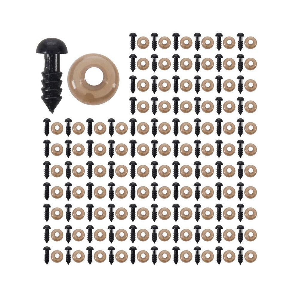 500Pcs 6Mm Black Plastic Safety Eye Washers For Teddy Toy Eyes Puppet Doll 4714247920750