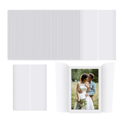 200 Sheets Pre-Folded Vellum Jackets for 5X7 Invitations,Vellum Wraps for 5 X 7 Wedding Invitations,Envelope Liners 2