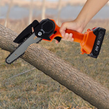 2-in-1 Cordless Pole Saw & Handheld Chainsaw for High Branches & Gardening