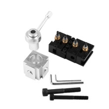 YIN Mini CNC -pikavaihtotyökalun sorvin työkalunpitimen pylväänleikkurin tukiruuvisarja pyörivä porauspalkki A8-pinta