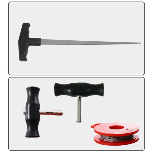2X Auto Windshield Glass Removal Tool Kits Non Slip Compact Comfortable Grip Easy to Use Universal 2