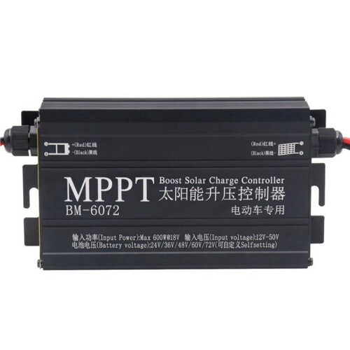 2X MPPT 600W Solar Boost Charge Controller for 24V 36V 48V 60V 72V Battery Charger Charge Digital Controller 1