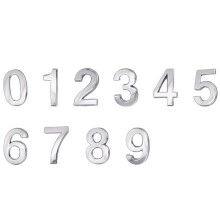 10 Pieces Self-Adhesive Door House Numbers Mailbox Numbers Street Address Numbers for Residence and Mailbox Signs, 0 to 9
